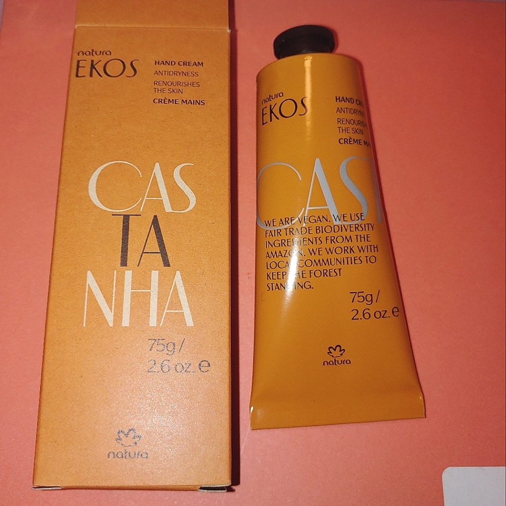 CASTANHA Hand Cream for Dry Hands Natura Ekos